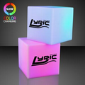 Imprinted 2.75" Light Deco Cube w/ Color Change LEDs (60 Days)